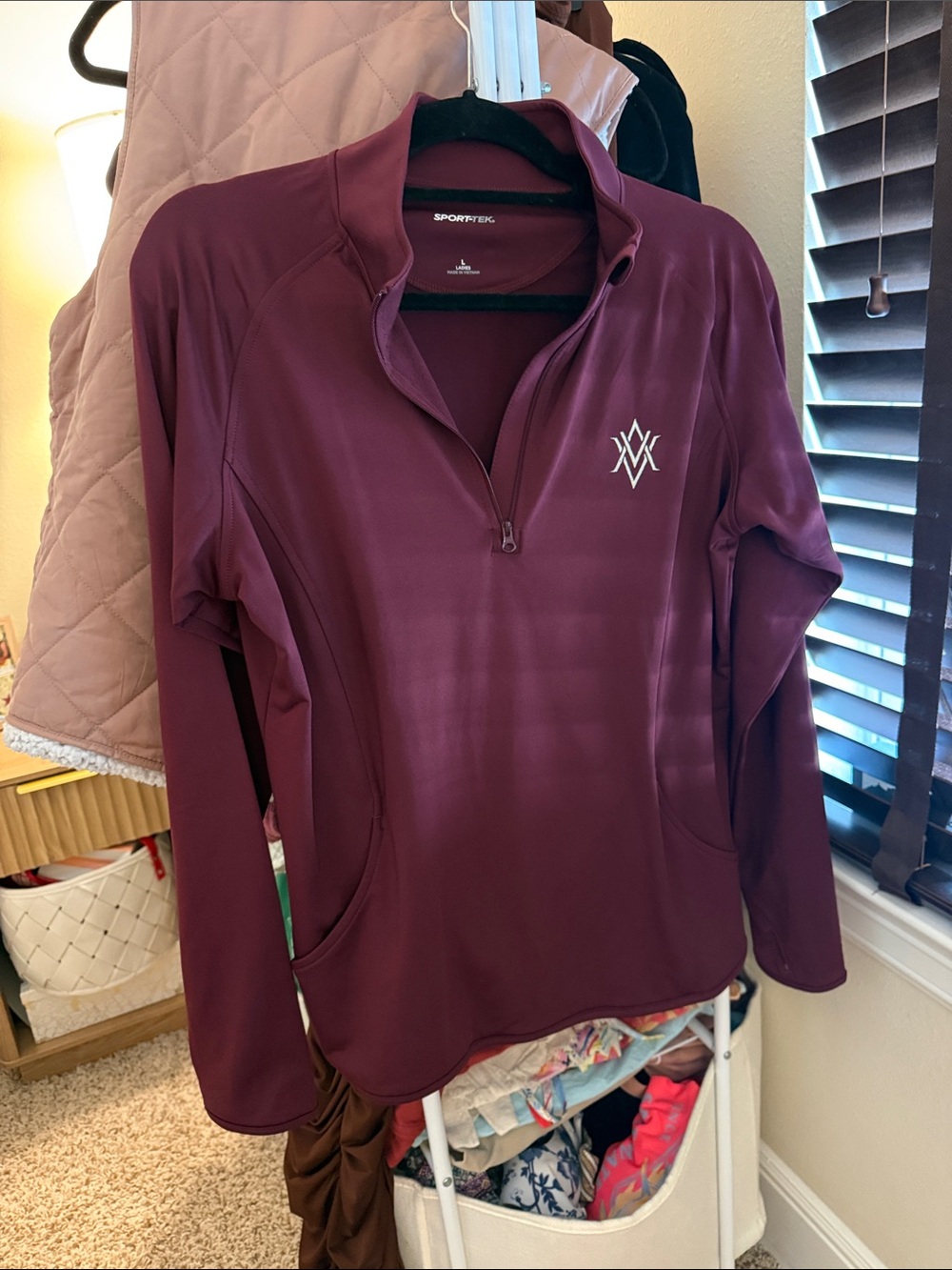Sport-Tek Women's Maroon Quarter-Zip